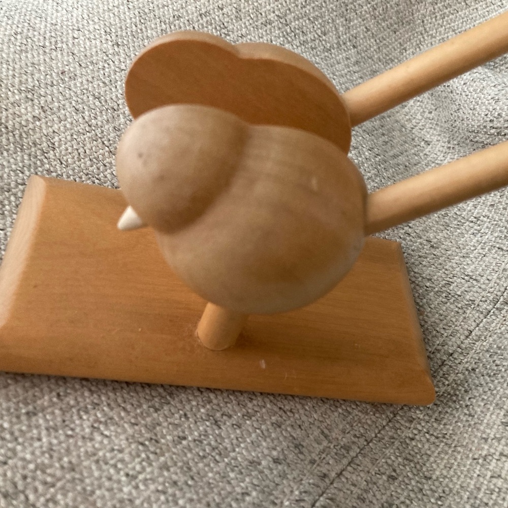 Aarikka Finland vintage bird napkin holder